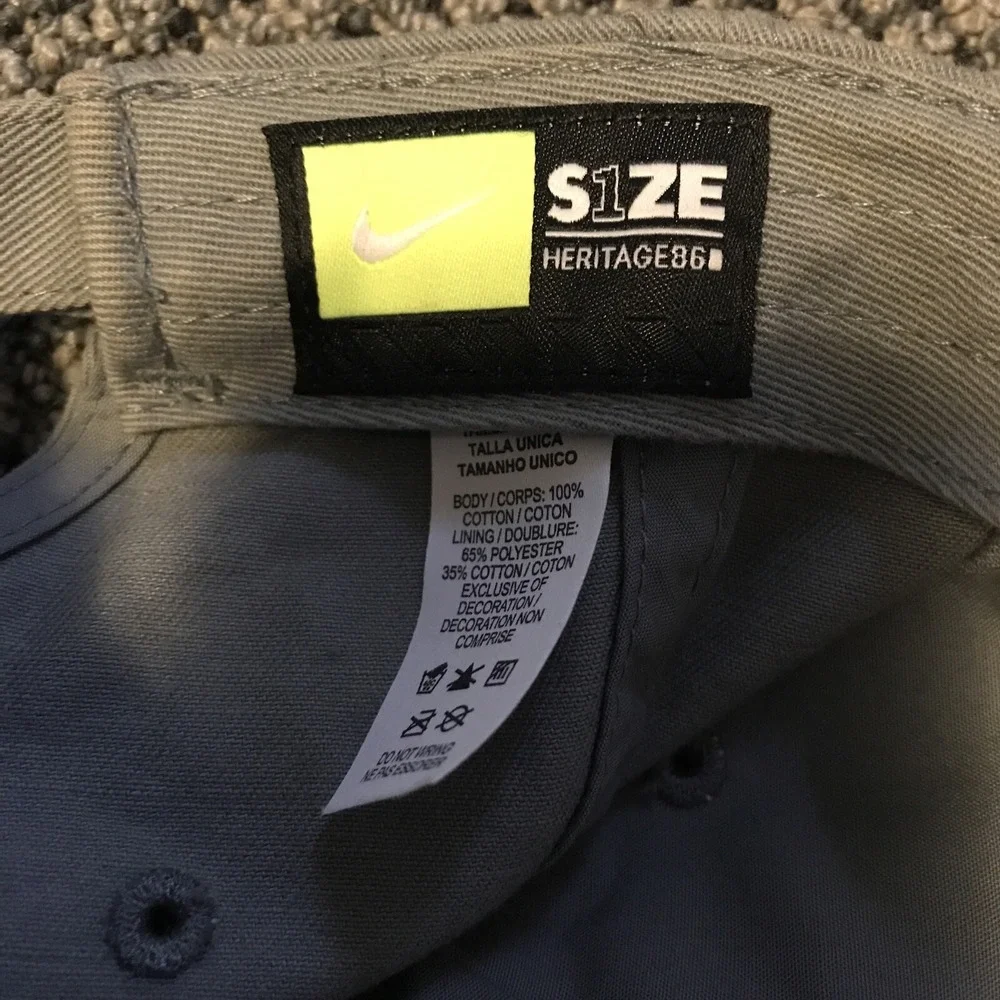Nike Heritage 86 Osfa Gray Adjustable Hat‎
